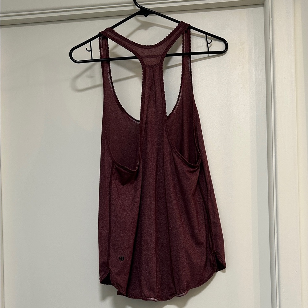 Lululemon maroon racer back tank - Picture 5 of 5